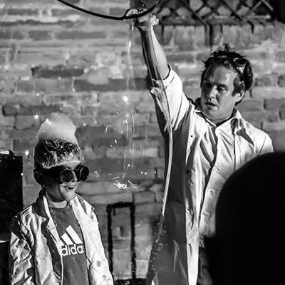 Interaktive Seifenblasen-Show für Stadt- und Straßenfeste